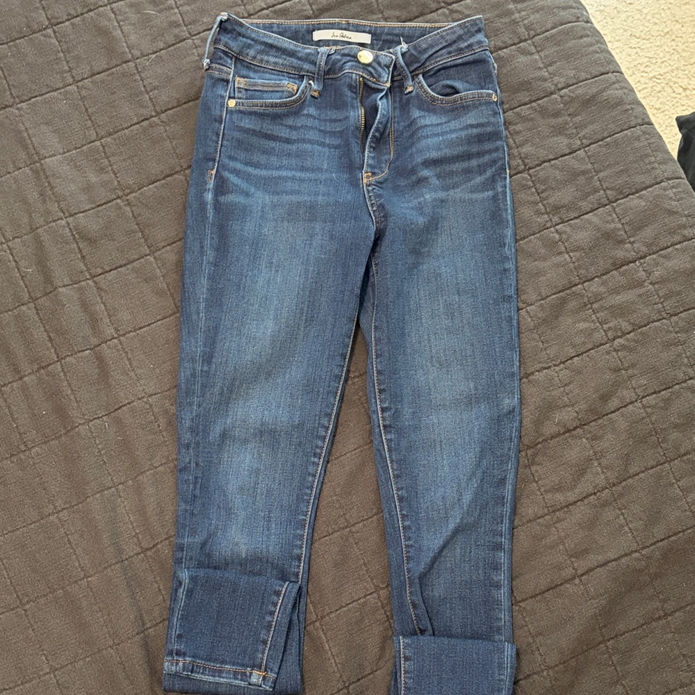 Sam Edelman Dark Blue Cropped Jeans